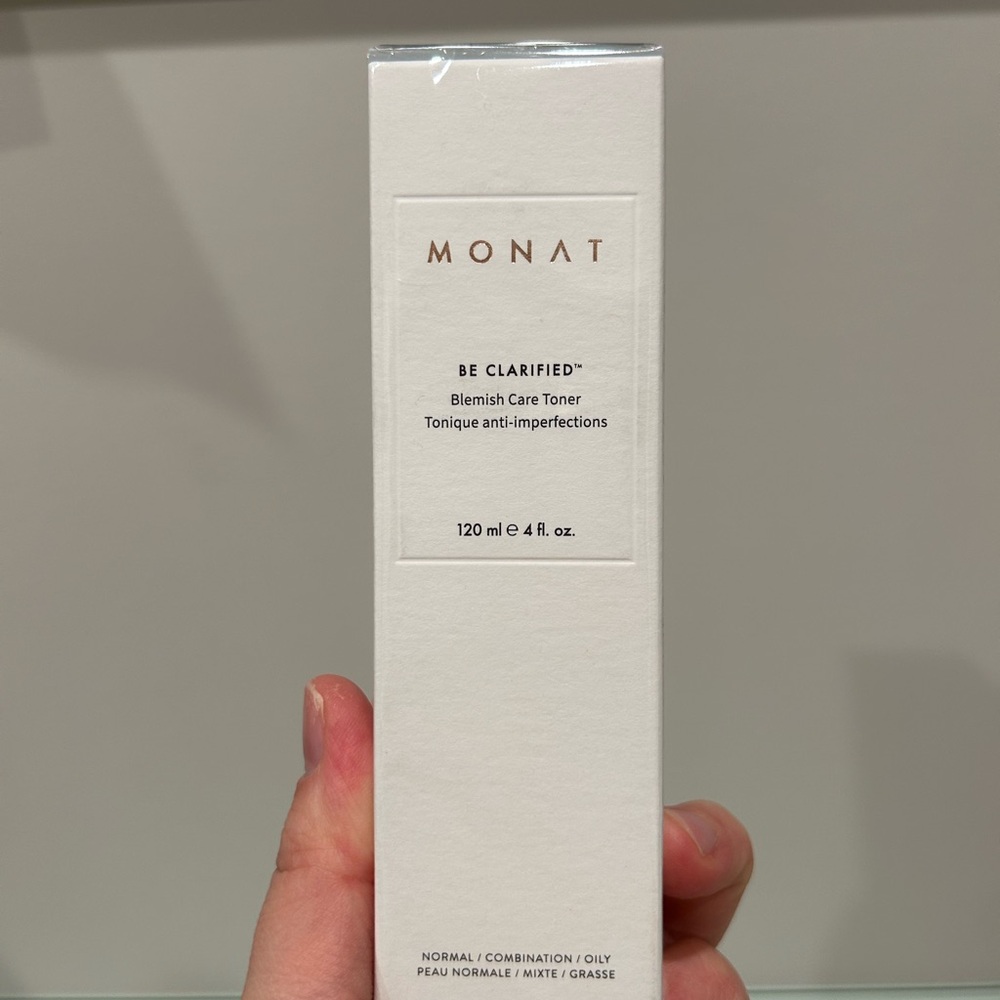 Blemish care toner brand new in box with wrapping, monat skincare, new skincare